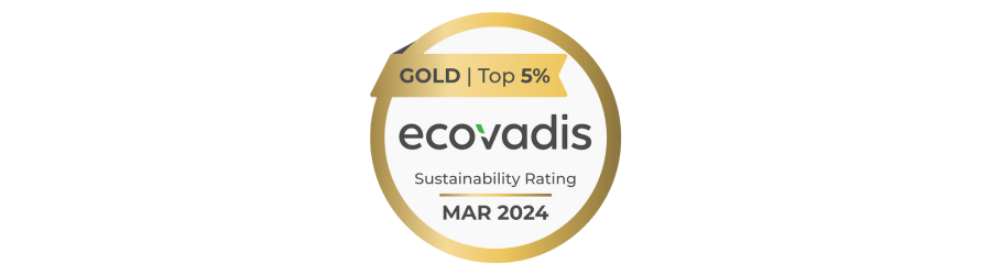 Teknos once again earns the EcoVadis gold medal for sustainability performance, ranking in the top 5% among companies globally